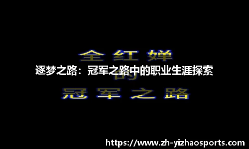 逐梦之路：冠军之路中的职业生涯探索